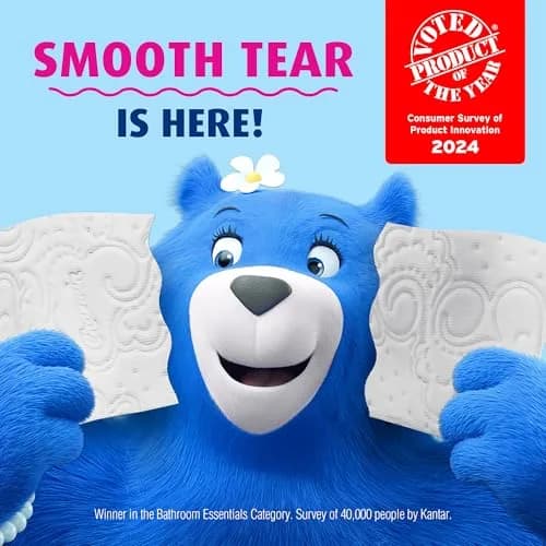 Charmin Ultra Soft Toilet Paper 12 Mega XL Rolls (336 Sheets Per Roll) | Trusted Softness, Better Tear thumbnail 5