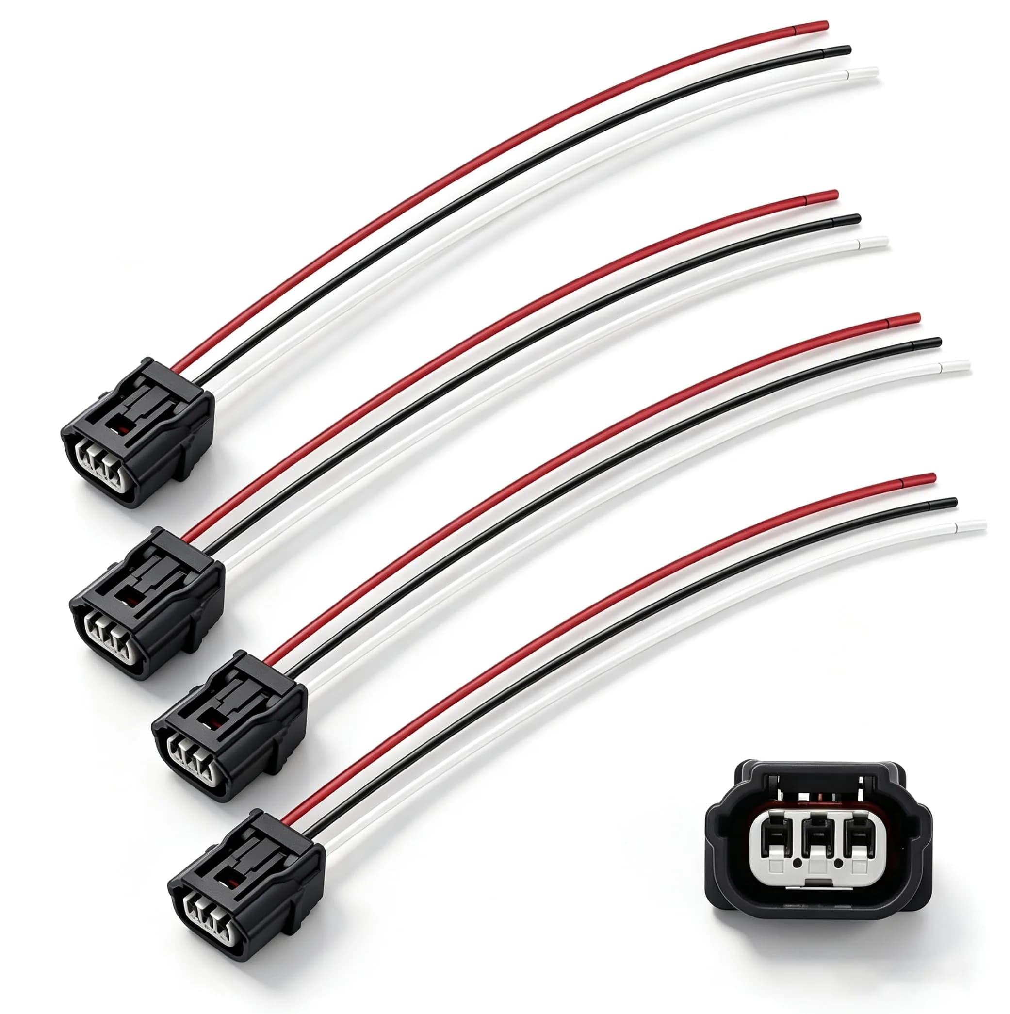HiSport Ignition Coil Connector Harness Replacement for Honda & Acura 4PCS | Compatible with Honda 2006-2019 - main product image