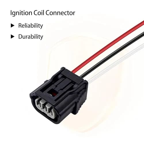 HiSport Ignition Coil Connector Harness Replacement for Honda & Acura 4PCS | Compatible with Honda 2006-2019 thumbnail 3