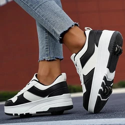 ANEFUN Kids Roller Skate Shoes 4-Wheel Detachable Sneakers | Safe, Comfortable & Versatile thumbnail 2