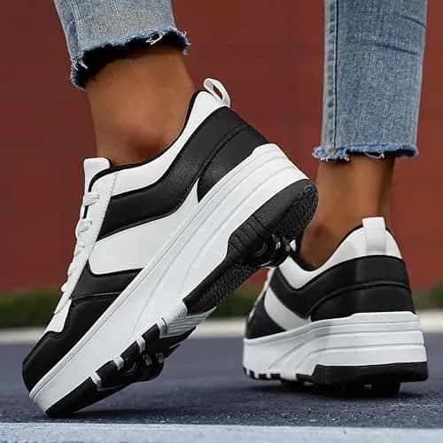 ANEFUN Kids Roller Skate Shoes 4-Wheel Detachable Sneakers | Safe, Comfortable & Versatile thumbnail 3