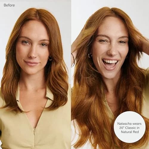 Luxy Classic Clip-In Hair Extensions Light Gray (G55) | 20 Inch, 160g, Natural Remy Human Hair thumbnail 4