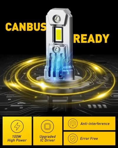 AUXITO H7 LED Fog Light Bulbs 30000LM (Pack of 2) | Ultra Brightness for Safer Night Driving thumbnail 6