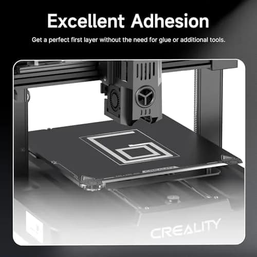 Creality 3D Printer Build Plate Black EP Plate 235 x 235mm (9.25 x 9.25 inch) | Textured Spring Steel for Ender 3 V3 SE, K1, K1C, Ender 5 S1 thumbnail 2