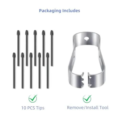 RKItE Replacement Pen Tips for BOOX Stylus Pens (10 Pcs) | Felt Nibs for Paper-Like Writing thumbnail 6