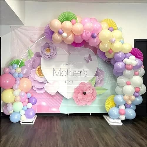 HILAVO Pastel Rainbow Balloons 60Pcs 12 Inch | Assorted Colors Latex Balloon for Party Decorations thumbnail 6