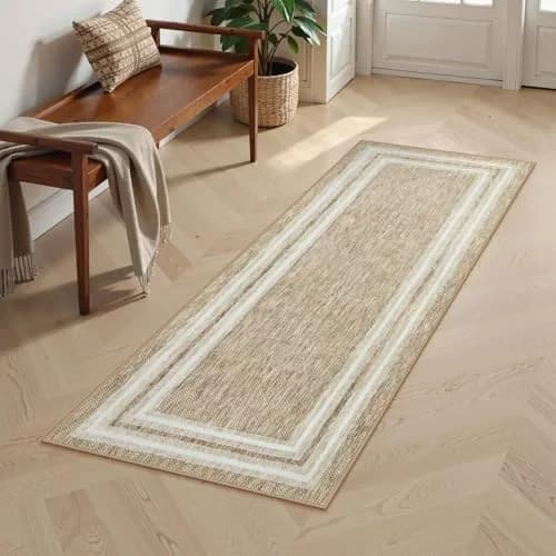 OJIA 2'x5' (61cm x 152cm) Runner Rug | Machine Washable Non-Slip Polyester Hallway Carpet thumbnail 8
