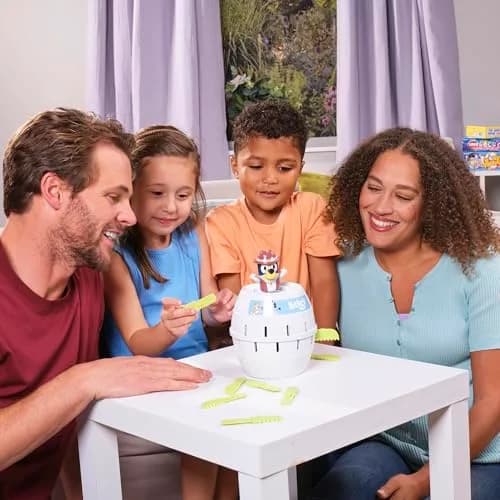 TOMY Pop Up Bluey Game - Family Action Game with 24 Crocodile Sticks | Educational Board Game for Kids Ages 4+ thumbnail 6