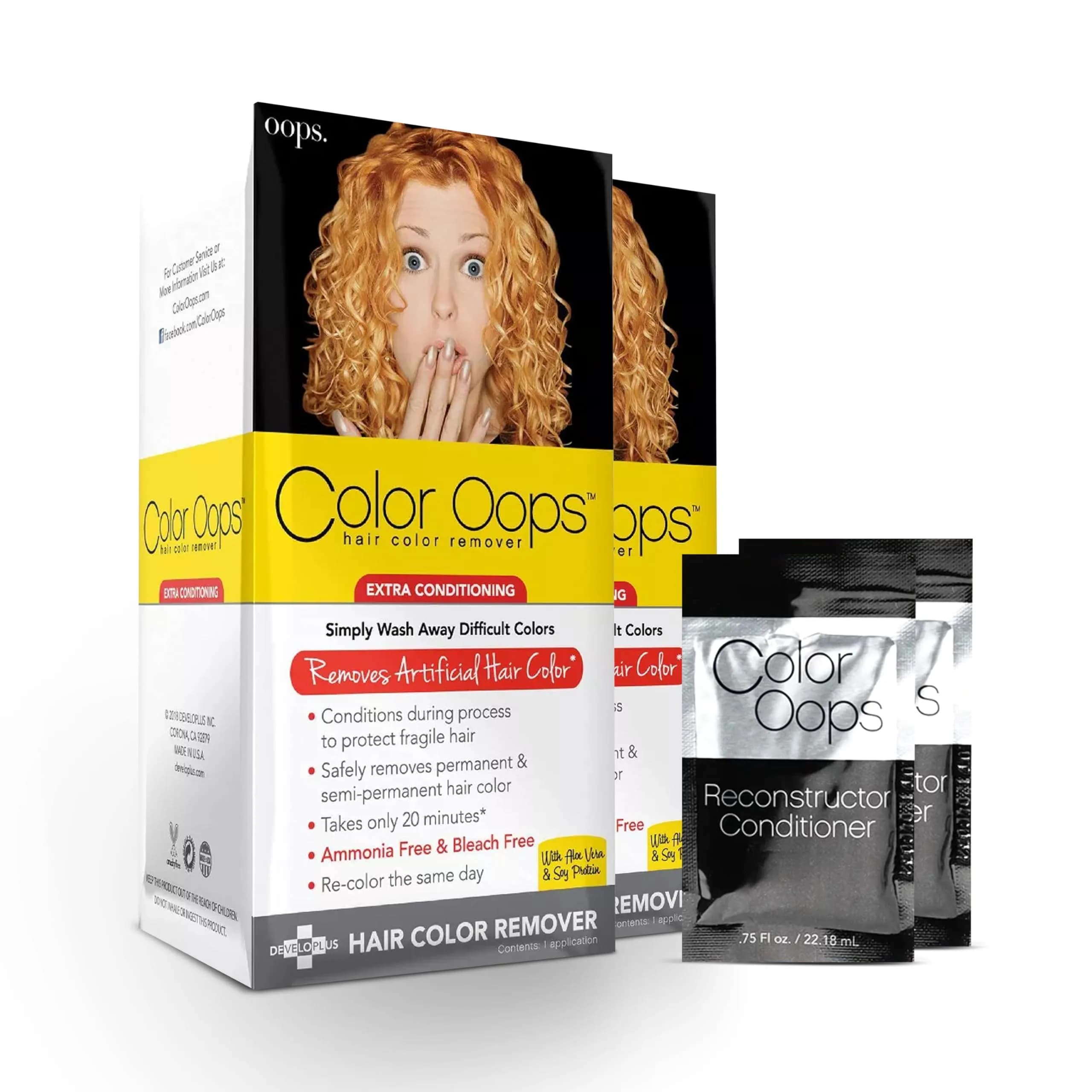 Color Oops Extra Conditioning Hair Color Remover 150ml (5 fl oz) | Safely Removes Permanent Dye — Extra Conditioning + Conditioner