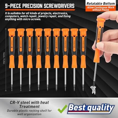 Amartisan 86-Piece Magnetic Screwdriver Set with Case | 3.43 lbs (1.56 kg) Tools for Men thumbnail 5