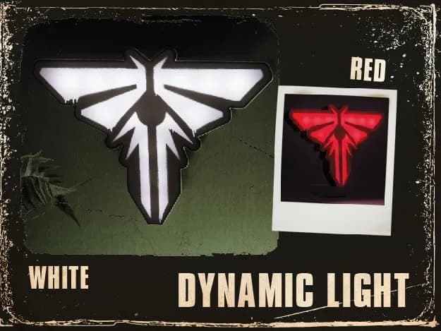 Paladone The Last of Us Firefly Logo Light | Neon Nightlight & Decor, 27.5cm, Multicolor thumbnail 7
