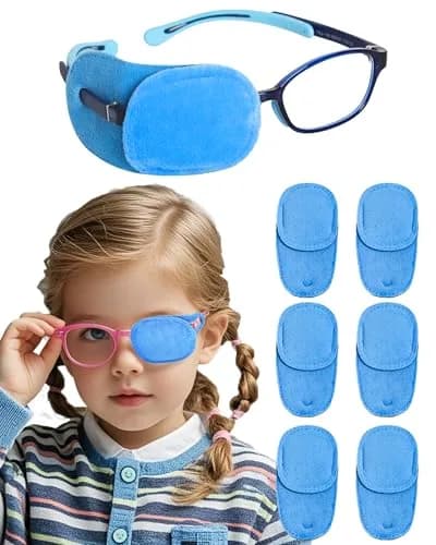 VEEJION 6PCS Eye Patches for Glasses | Medical Lazy Eye Treatment for Left & Right Eyes thumbnail 1