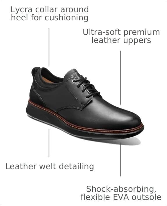 Samuel Hubbard Men's Rafael Lace-Up Shoes 11.5 Medium | Handcrafted Portugal, Casual & Business Hybrid thumbnail 3