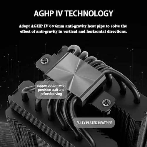 Thermalright Peerless Assassin 120 SE Black CPU Air Cooler 155mm | Dual 6 Heat Pipes, 1550RPM, AM4/AM5, Intel LGA 1700/115x/1200, No LED thumbnail 2