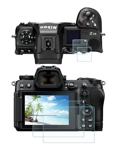 iDaPro Tempered Glass Screen Protector for Nikon Z6 III (2+2 Pack) | 9H Hardness, Anti-Scratch, Anti-Bubble thumbnail 1