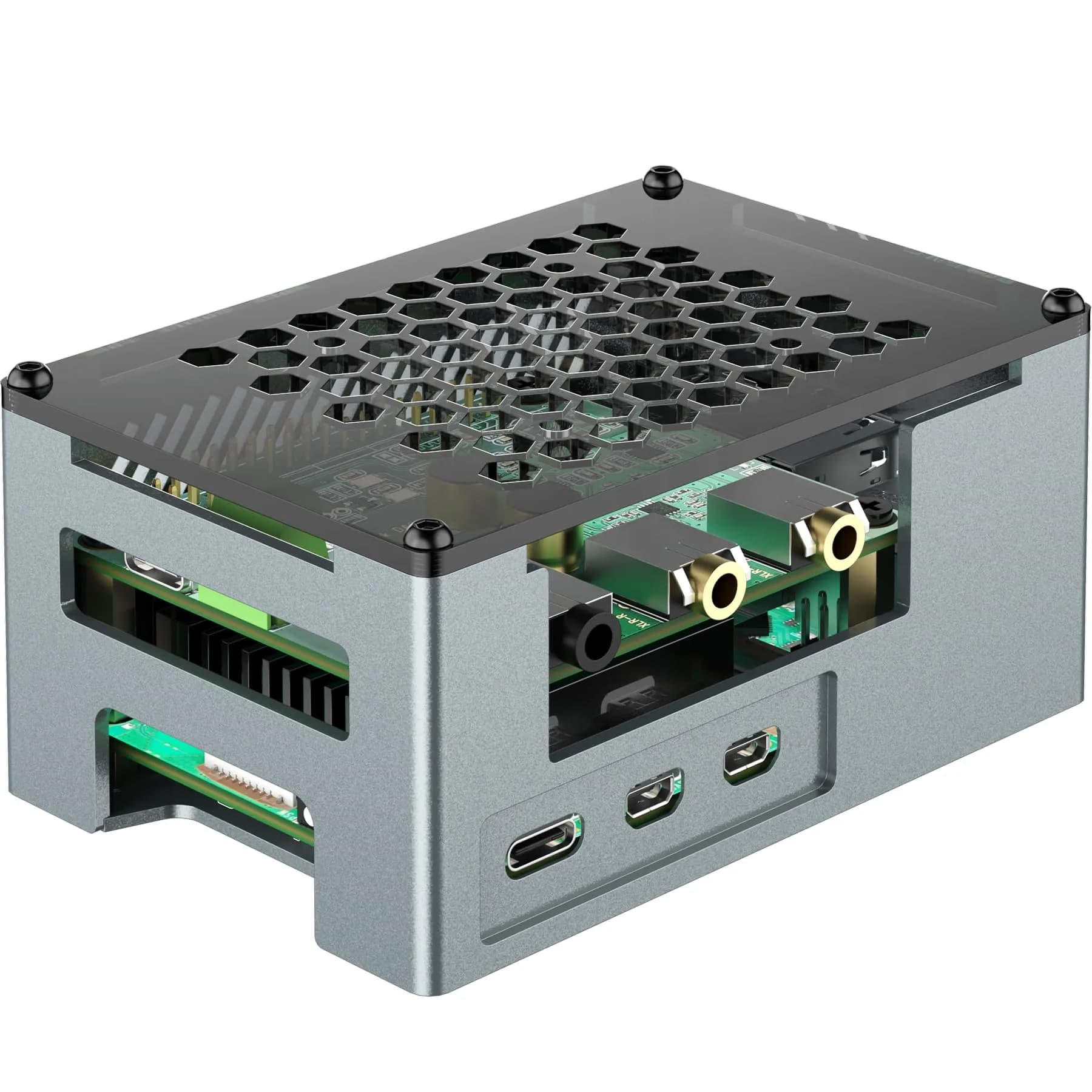 InnoMaker Aluminum Alloy Case for Raspberry Pi 5 | Dual Cooling & Compatibility - main product image