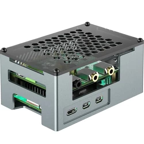 InnoMaker Aluminum Alloy Case for Raspberry Pi 5 | Dual Cooling & Compatibility thumbnail 1