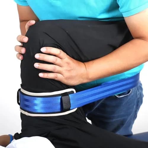 Lewitools Mobilization with Movement (MWM) Belt with Adjustable Pad 2.44 m (8 ft) | Physical Therapy Strap for Joint Mobility thumbnail 8