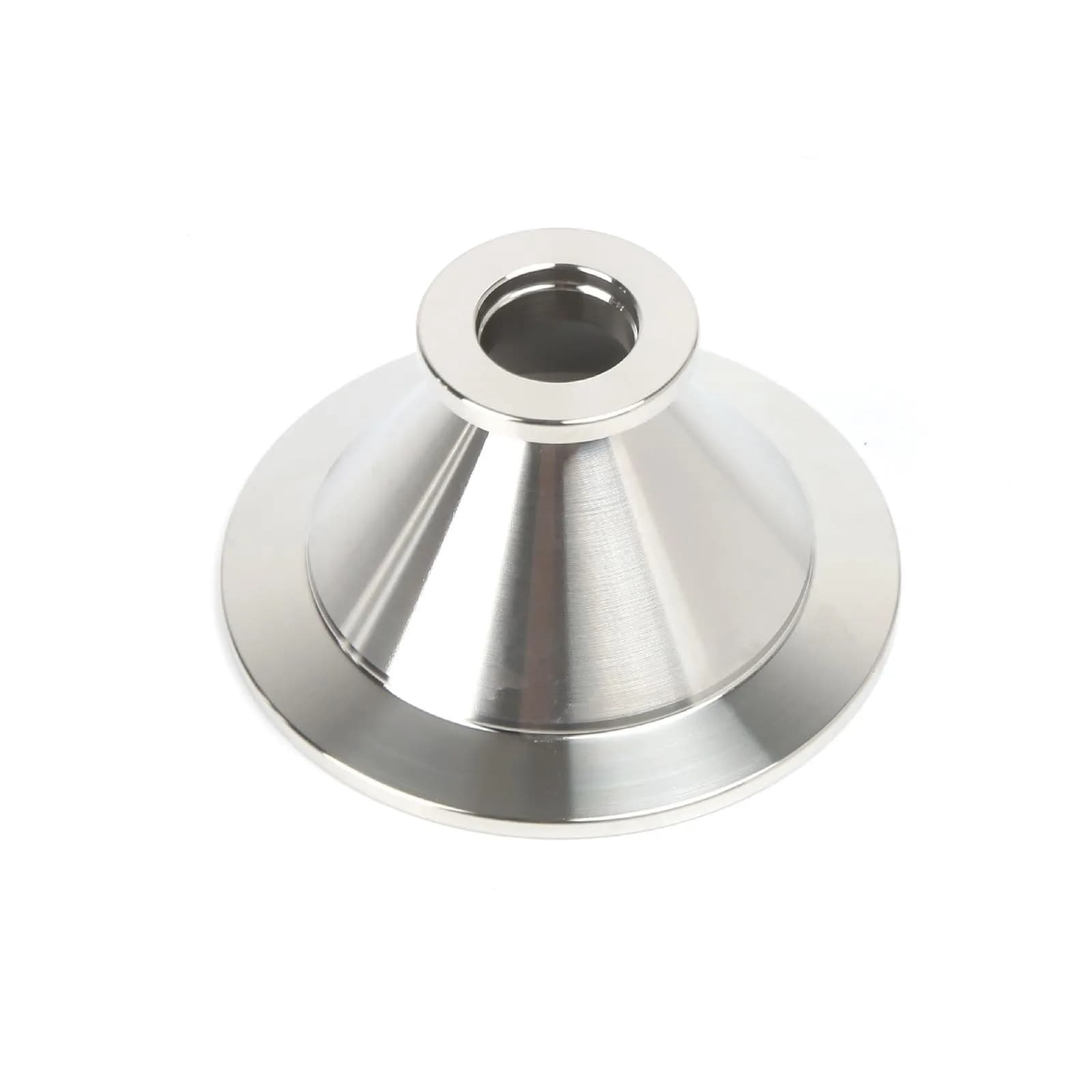 QMINOX SS304 Vacuum Conical Reducer KF adaptor fittings KF-50 to KF-16 | Stainless Steel Vacuum Fitting - main product image