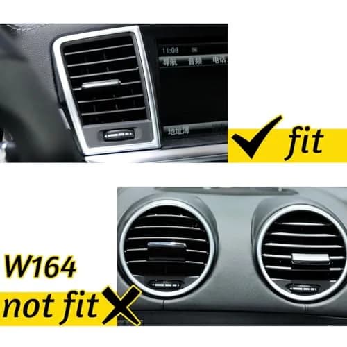 BJchiwu Air Vent Grille Outlet Tab Clip Replacement for Mercedes-Benz W166/X166 - Rear Row (1pc) thumbnail 3