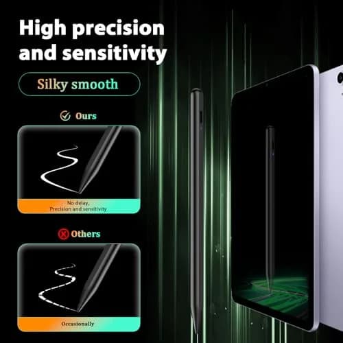 CMARS Stylus Pen for Android/Samsung A11+/A9+ | Universal Android & iPhone Compatibility, 16.5cm, Black thumbnail 5