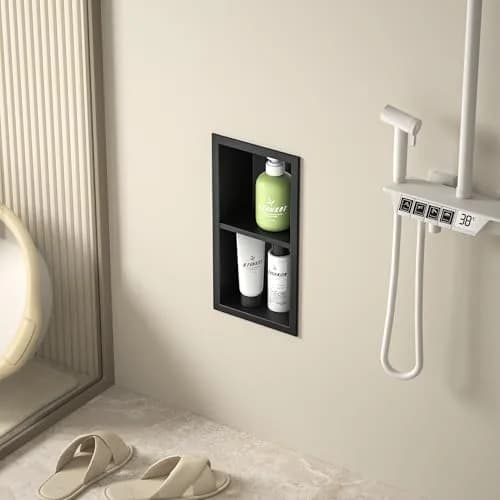 Bernkot Shower Niche, Wall Recessed Shelf for Bathroom 30.4cm x 15.2cm | Rust-Resistant Stainless Steel thumbnail 8