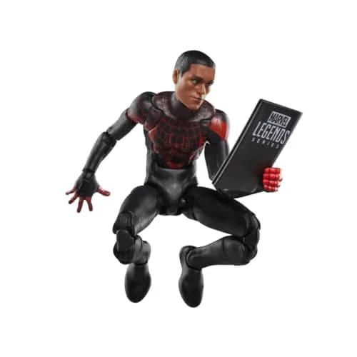 Hasbro Marvel Legends Ultimate Miles Morales Action Figure 6-inch (15.24 cm) | Comics-Inspired Collectible with Comic Accessory thumbnail 9