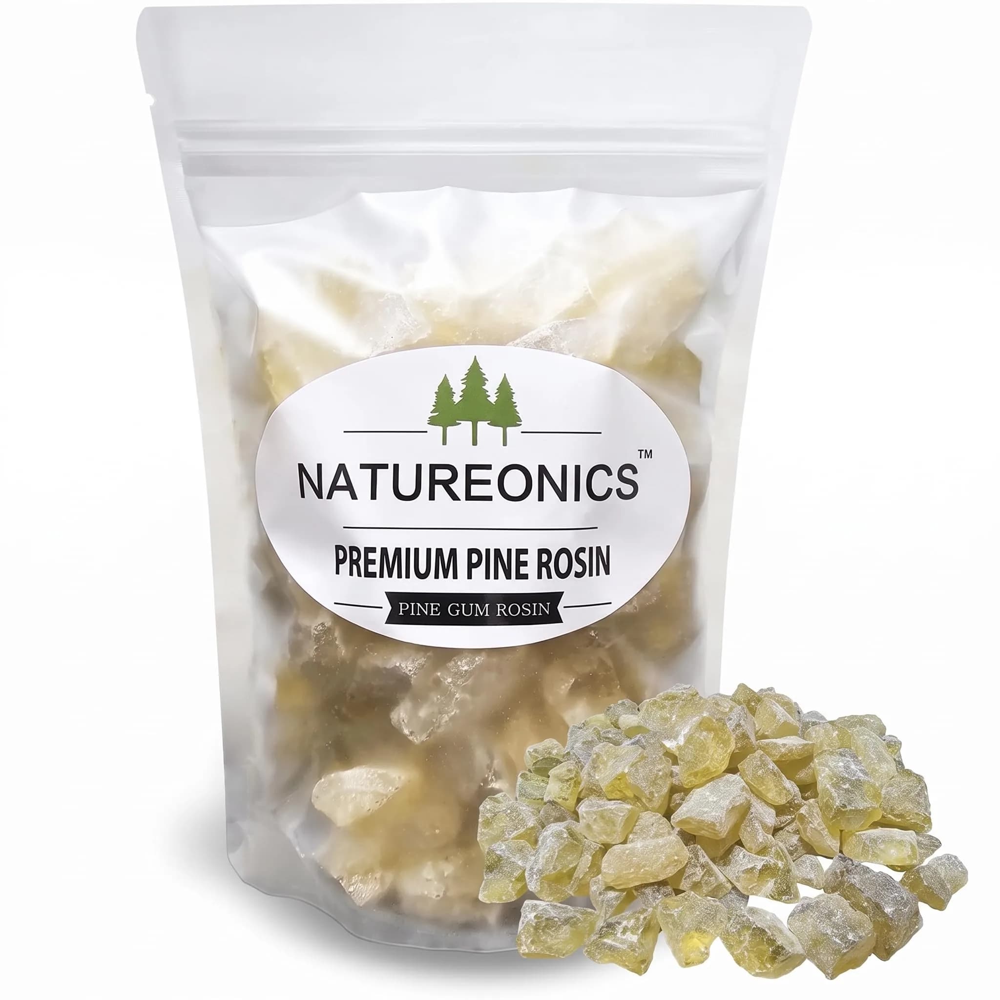 Natureonics Pine Rosin 1 Lb | Natural Pine Resin for Beeswax Wraps, Dancers & DIY Projects - main product image