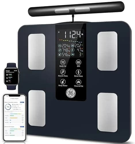 GE Smart Body Composition Analyzer Scale 2.05 kg (4.5 lb) | 50+ Metrics with Technology thumbnail 1