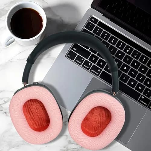 GEVO Pink Replacement Ear Cushions for AirPods Max 1 & 2 Headphones | Memory Foam & Magnetic Attachment thumbnail 7