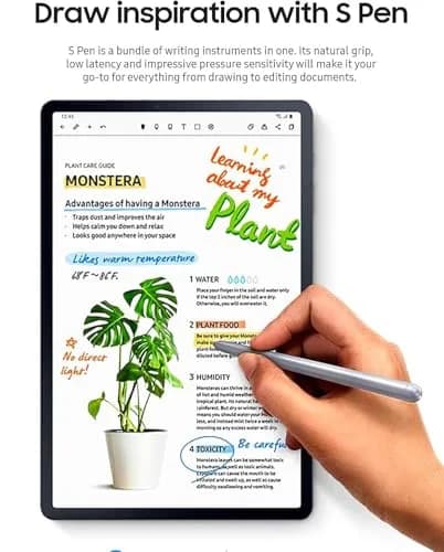 Qenw Replacement Stylus Pen for Samsung Galaxy Tab S10/S9/S8/S7/S6 Lite Series (Silver) | 4096 Pressure Levels thumbnail 4