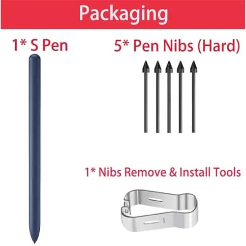 Qenw Replacement Stylus Pen for Samsung Galaxy Tab S10 S9 S8 S7 S6 Lite, 4096 Pressure Levels, Navy Blue | Compatible with All Samsung Tab S Series thumbnail 5