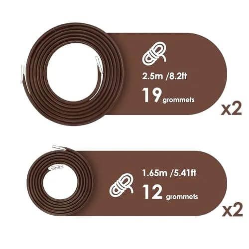 UNEEDE Zero Gravity Chair Replacement Cord Kit 252cm (98.4") Long & 165cm (65") Short | Universal Recliner Repair Parts for Most Chairs thumbnail 3
