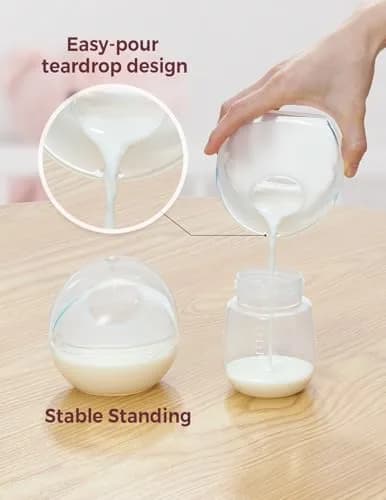 Momcozy Breast Milk Collector 90ml (3oz) | Passive Collection for High Milk Supply thumbnail 4