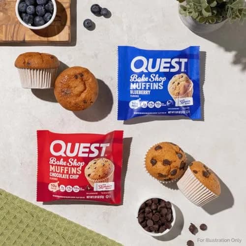 Quest Chocolate Chip Muffin 8 Count | 10g Protein, Low Carb & Sugar (en_US) thumbnail 6