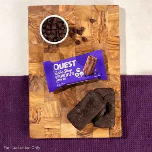 Quest Chocolate Brownie Protein Snack 10 Count | 10g Protein, 2g Net Carbs thumbnail 4