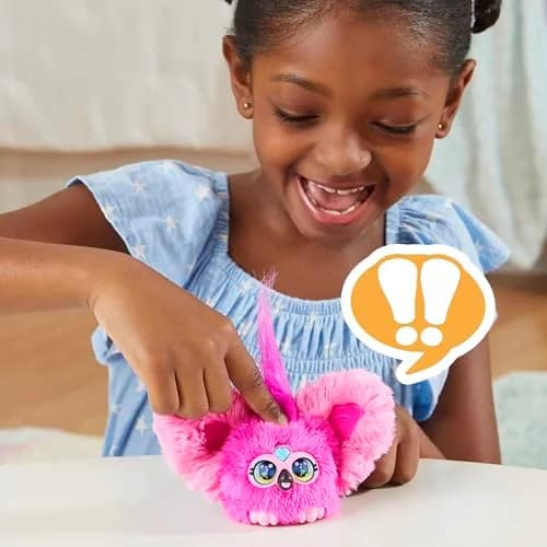 Furby Furblets Flo-Flo Mini Friend | Electronic Plush Toy, Pink Flamingo, Series 5, Ages 6+ thumbnail 2