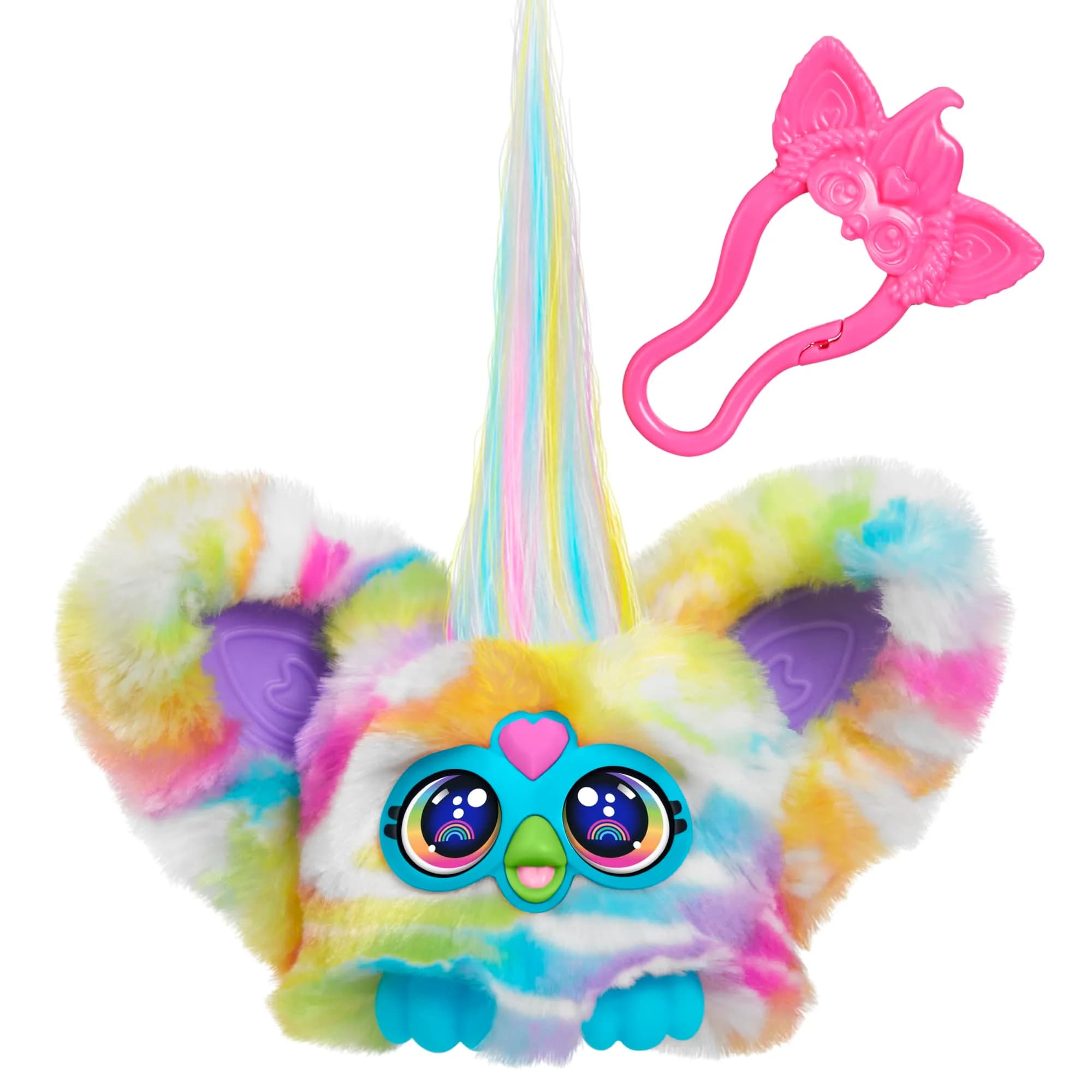 Furby Furblets Zee-Bah Mini Friend | Rainbow Zebra Plush Toy for Kids 6+ — Zee-bah