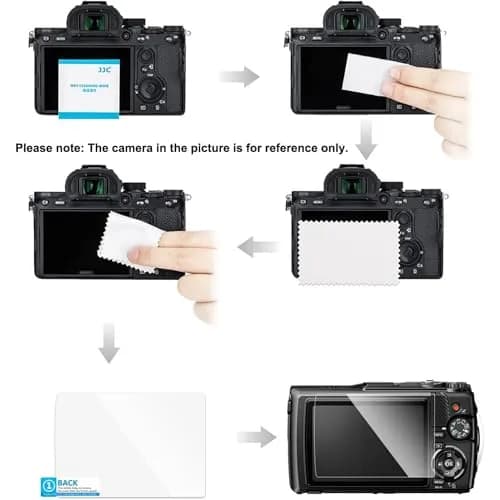JJC Screen Protector for DJI Osmo Action 4/3 | 9H Ultra Clear Tempered Glass, 0.3mm, Anti-Fingerprint & Scratch Resistance thumbnail 7