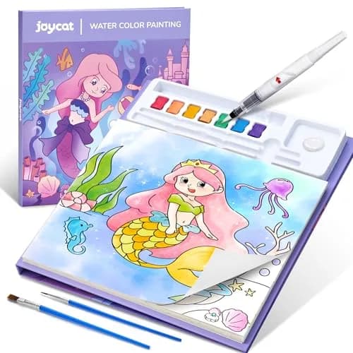 JoyCat Paint with Water Coloring Books for Toddlers (Underwater World) 22.1 cm x 24.4 cm x 1.7 cm | Mess-Free Toddler Art Activity thumbnail 1