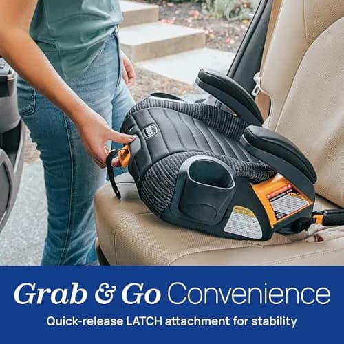 Chicco GoFit ClearTex Plus Backless Booster Car Seat 40-110 lbs | GREENGUARD Gold Certified, Flame Retardant-Free thumbnail 2