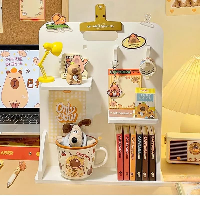 irLocy White Caddy Large | Kpop Desk Organizer with Drawers for Dorm & Office thumbnail 7