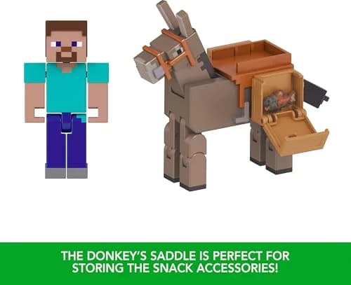 Mattel Minecraft Action Figures & Accessories 2-Pack | 3.25-inch Scale, Collectible Toy Set for Kids 6+ thumbnail 3