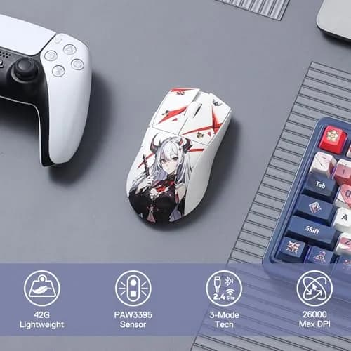Redragon M916AK Wireless Mouse 42G | 26K DPI Ultra-Light Gaming Mouse for PC thumbnail 2