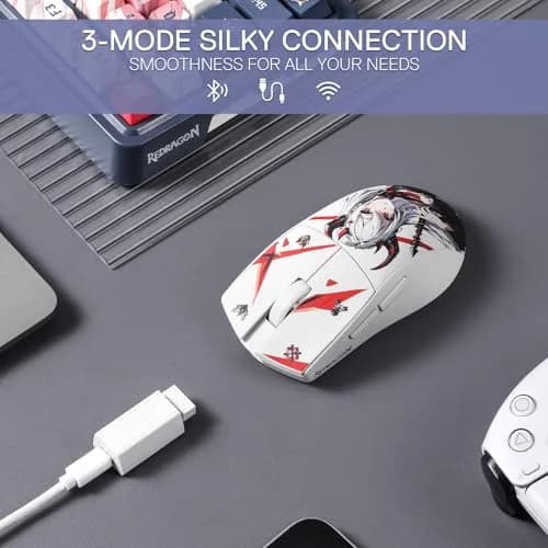 Redragon M916AK Wireless Mouse 42G | 26K DPI Ultra-Light Gaming Mouse for PC thumbnail 3