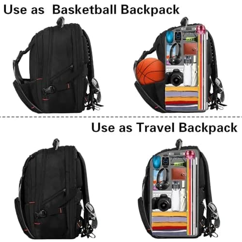 YALIXIAN Extra Large Travel Laptop Backpack for Men Women with USB Charging Port & RFID Anti-Theft, Fits 17 Inch Computer Notebook, Water Resistant, College Backpack (Blackgrey) thumbnail 4