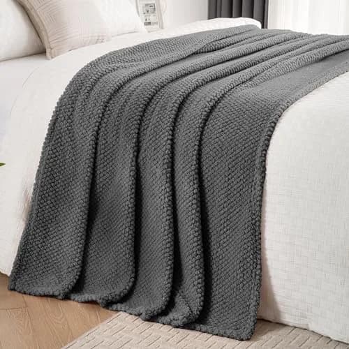 Jungle Star Super Soft Large Queen Blanket 204x204 cm (90x90 in) | Cozy Fleece Fluffy Blanket for Aesthetic Home Decor thumbnail 6