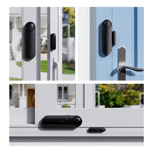 METAK Wireless Door and Window Alarm 2-Pack | 120dB Loud Alert with Remote Control thumbnail 5