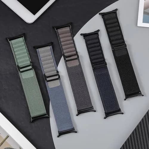 DMVEIMAL Trail Band for Samsung Galaxy Watch Ultra 47mm | Rugged Nylon Alpine Sport Loop Strap Breathable thumbnail 3