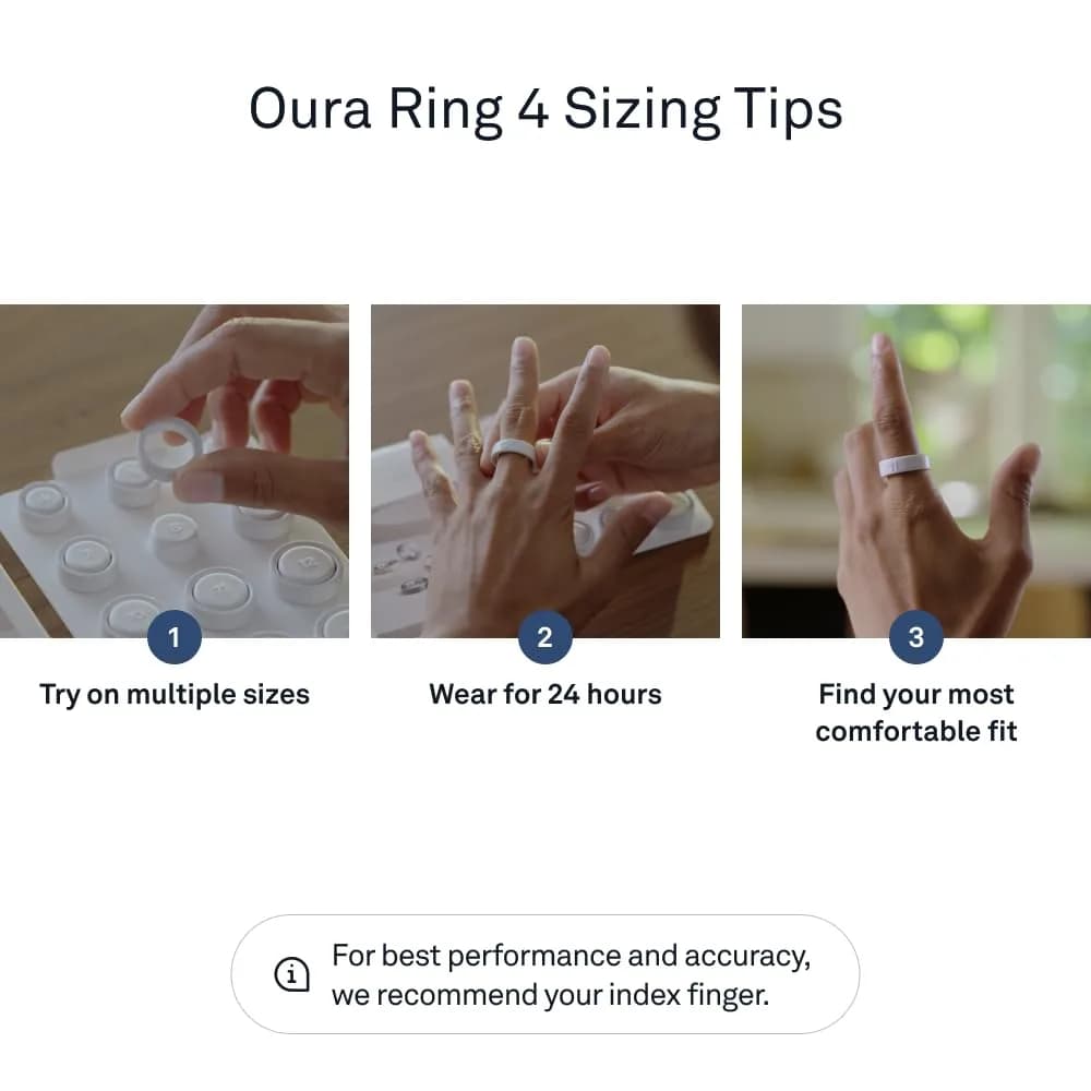 OURA Ring 4 Stealth Size 4 Smart Ring | Sleep, Activity, Women’s Health, AI Advisor thumbnail 6